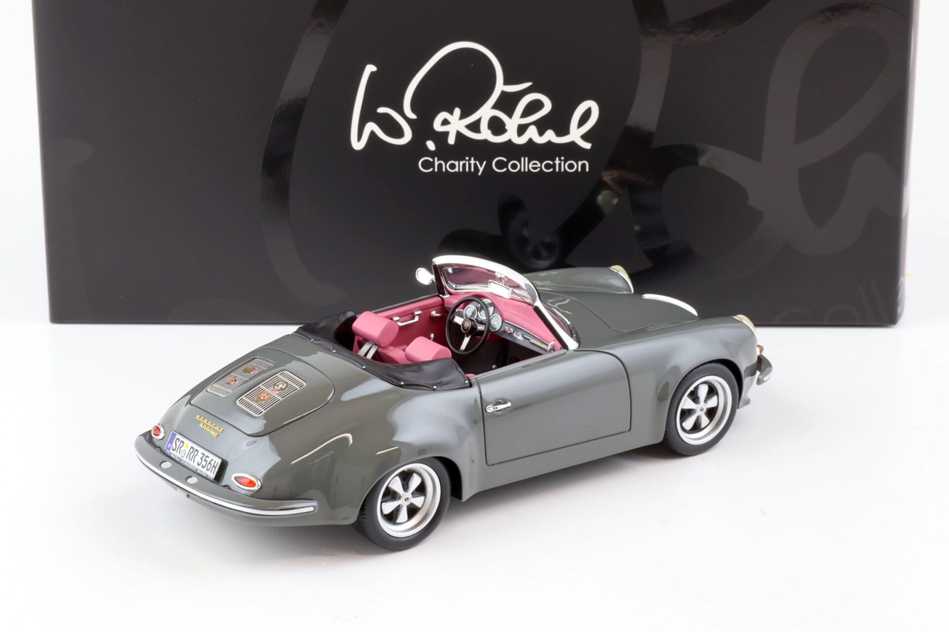 1:18 car.tima EXCLUSIVE Porsche 356 3000 RR Walter Röhrl Charity Collection grey