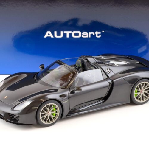 1:18 AUTOart Porsche 918 Spyder 2013 Basalt black metallic 77928