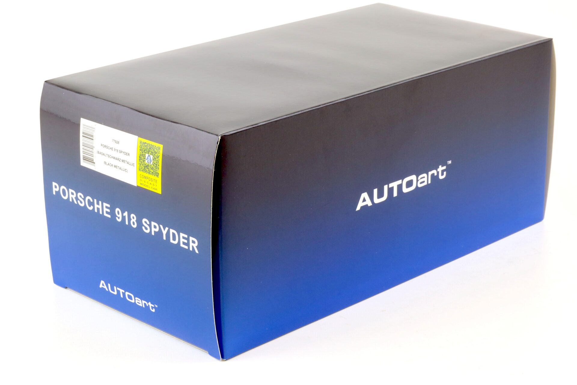 1:18 AUTOart Porsche 918 Spyder 2013 Basalt black metallic 77928