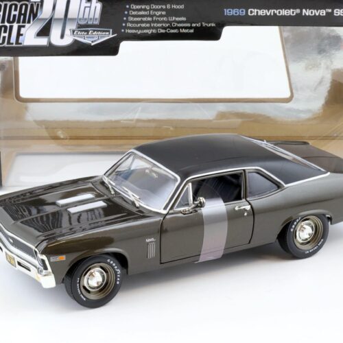 1:18 ERTL Elite Edition 1969 Chevrolet Nova SS 396 dark grey 20th Edition