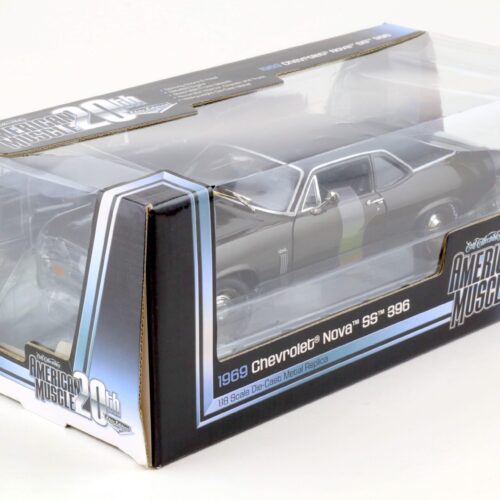 1:18 ERTL Elite Edition 1969 Chevrolet Nova SS 396 dark grey 20th Edition