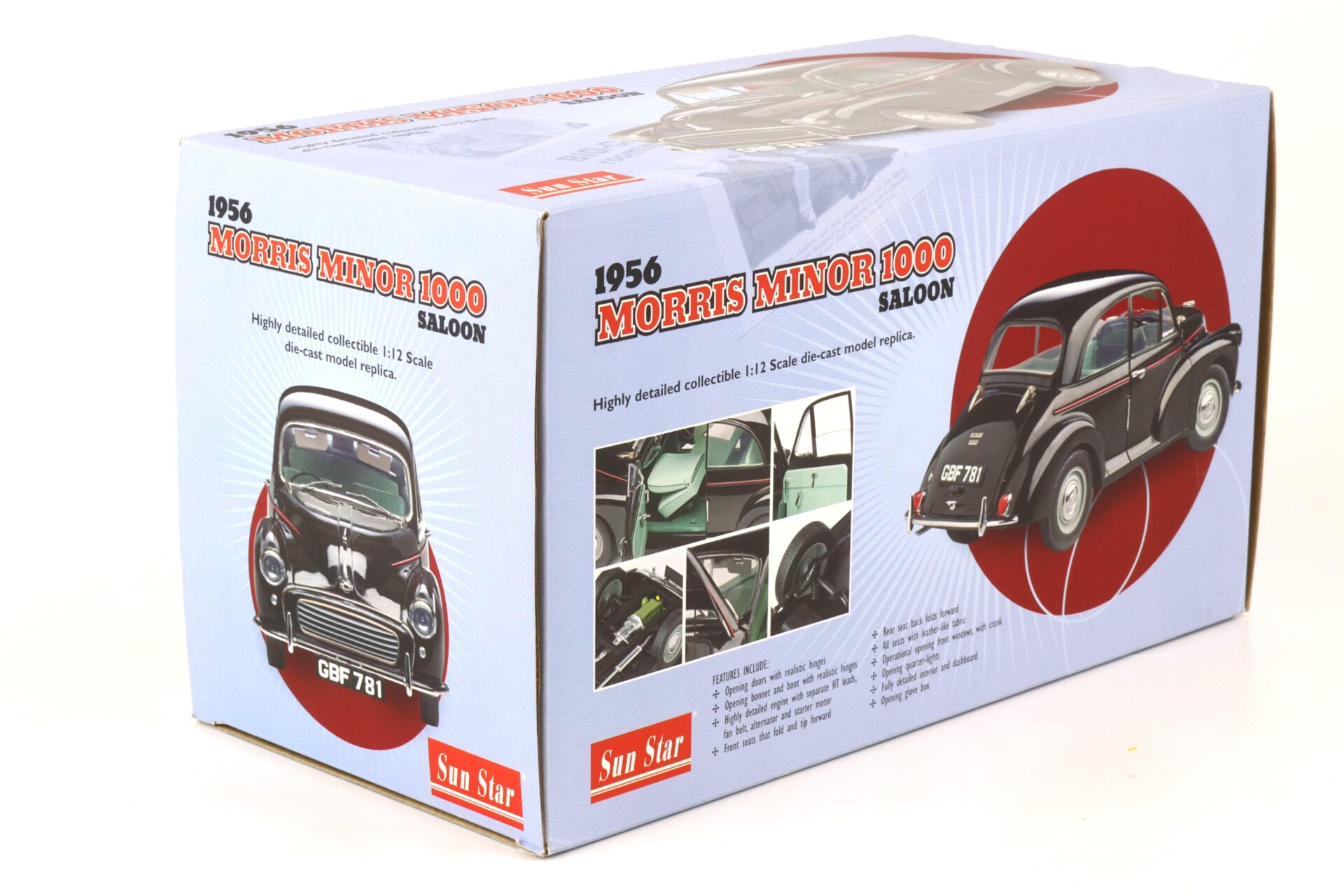 1:12 Sun Star 1956 Morris Minor 1000 Saloon black 4781