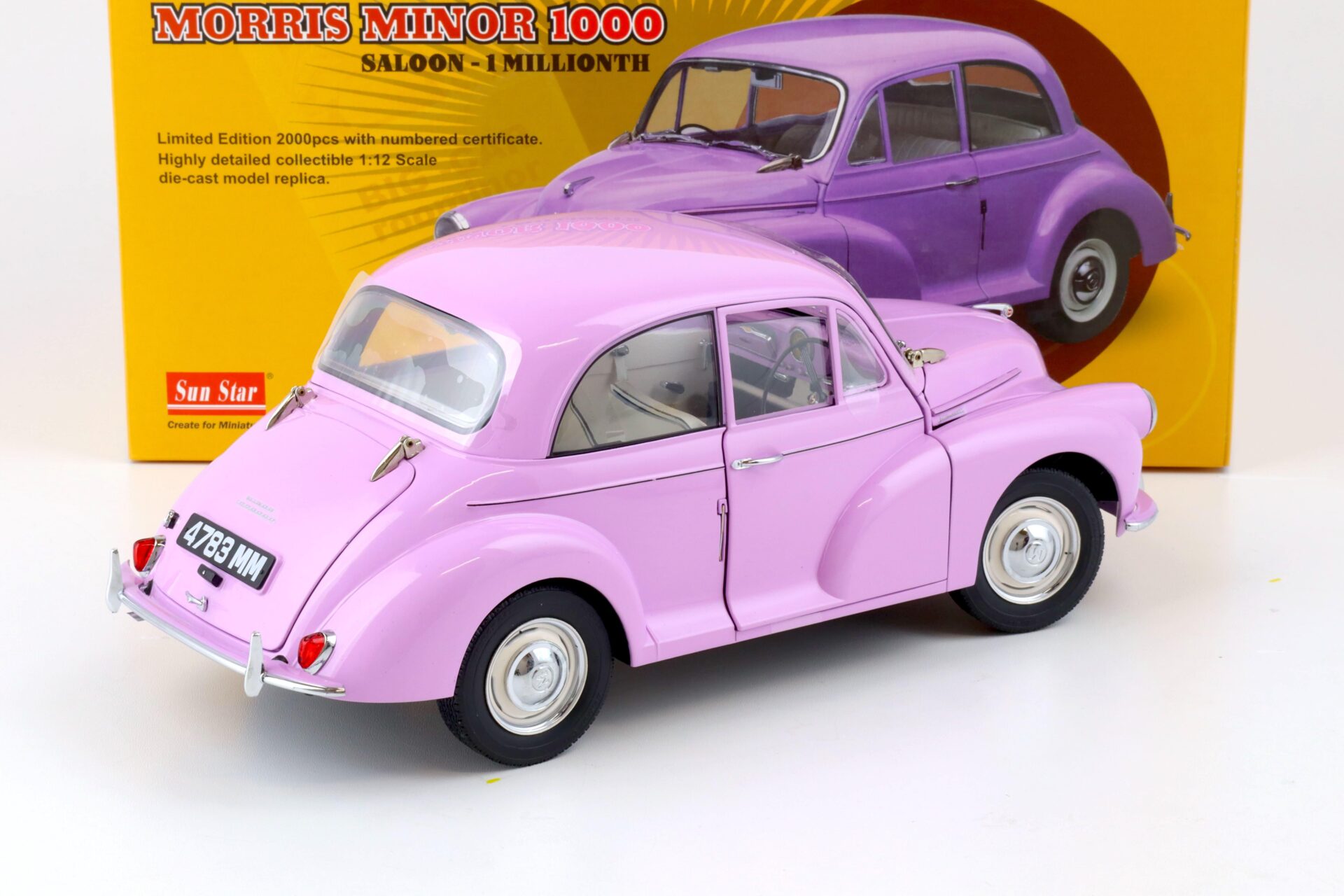 1:12 Sun Star 1960 Morris Minor 1000 Saloon - 1 Millionth light purple 4783