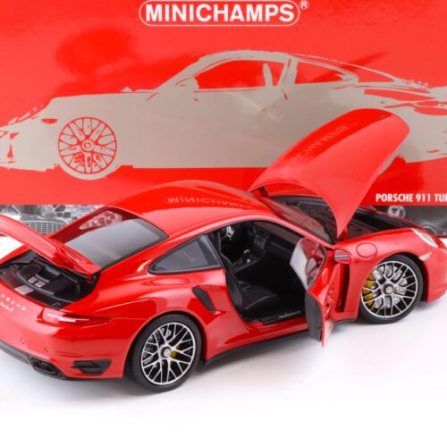 1:18 Minichamps Porsche 911 (991) Turbo S Coupe 2013 red