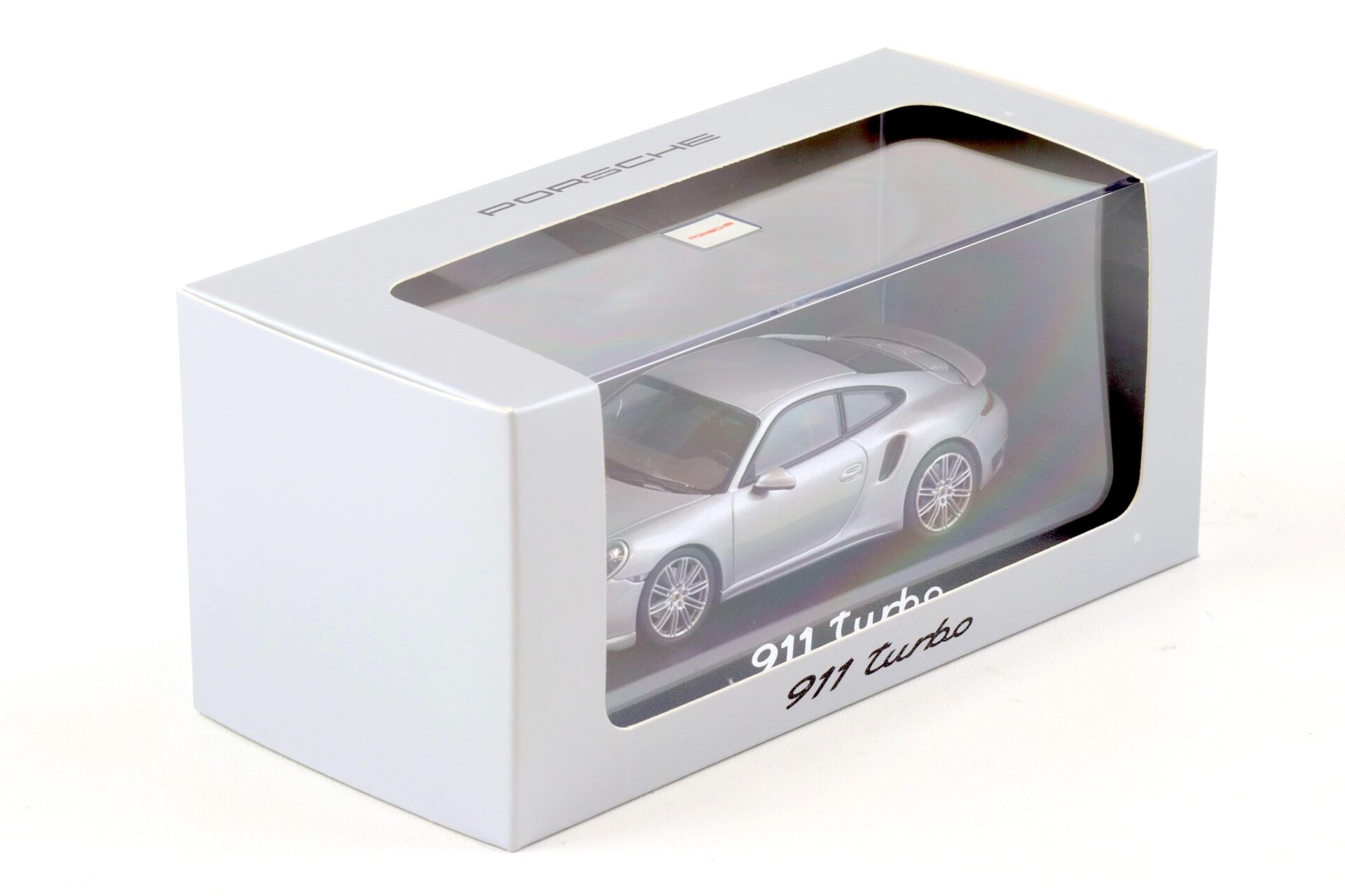 1:43 Minichamps Porsche 911 (991) Turbo silver DEALER VERSION
