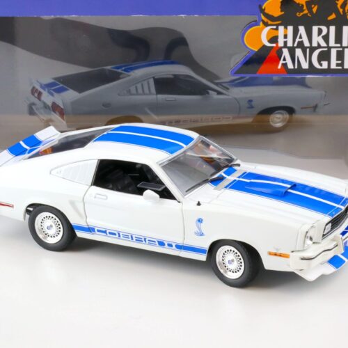 1:18 Greenlight 1976 Ford Mustang II Cobra II white Jill Munroe Charlie's Angels