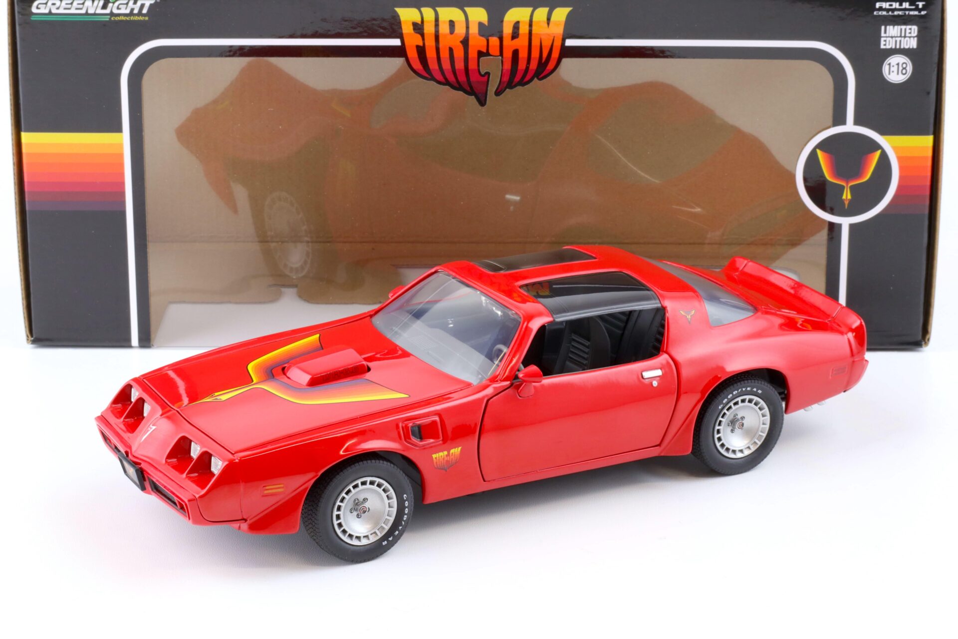 1:18 Greenlight 1979 Pontiac Firebird T/A red FIRE-AM