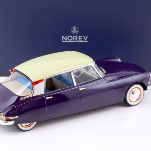 1:18 Norev Citroen DS 19 Aubergine & Champagne 1956 - Limited 400 pcs.