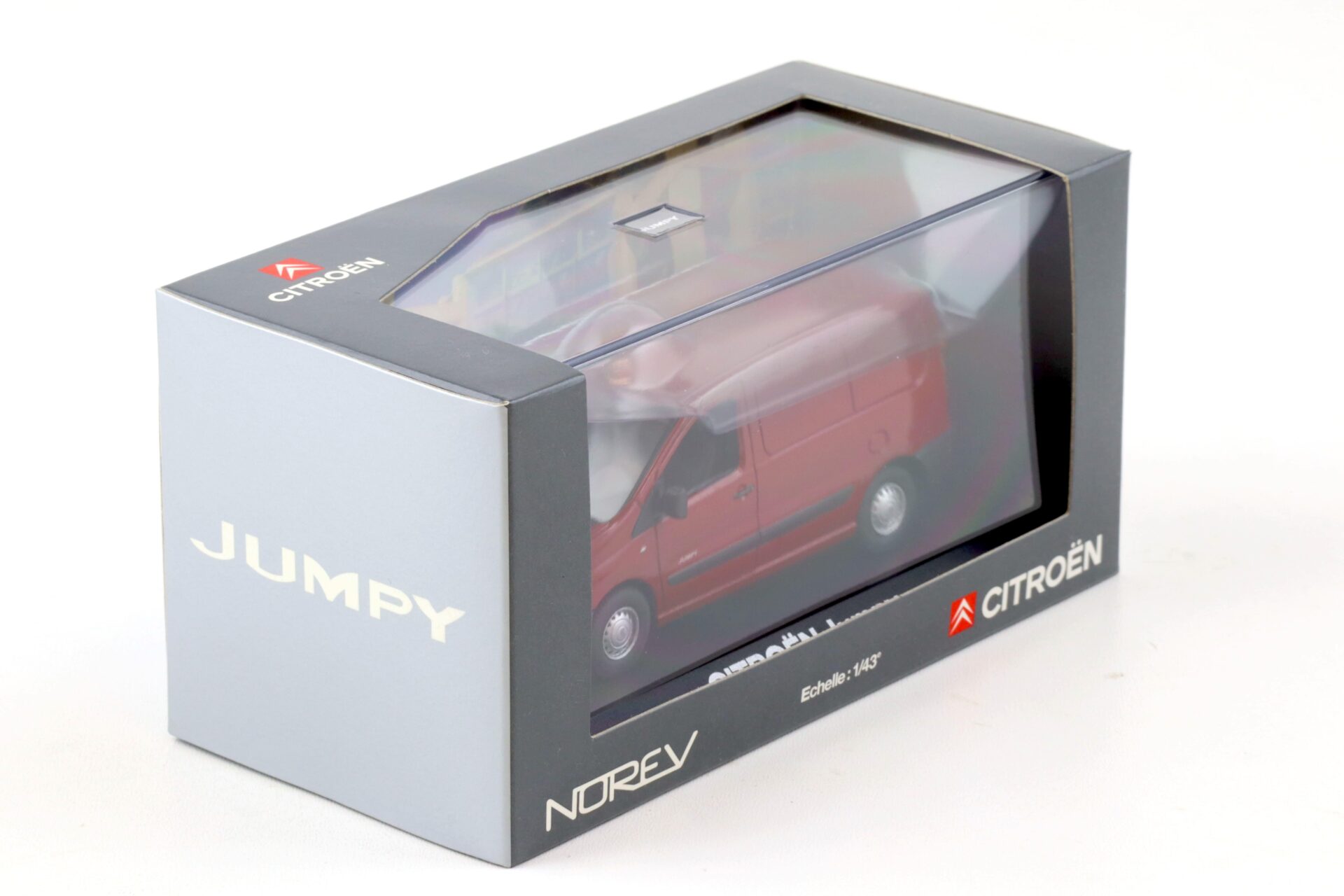 1:43 Norev Citroen Jumpy Panel Van red 2006 DEALER VERSION
