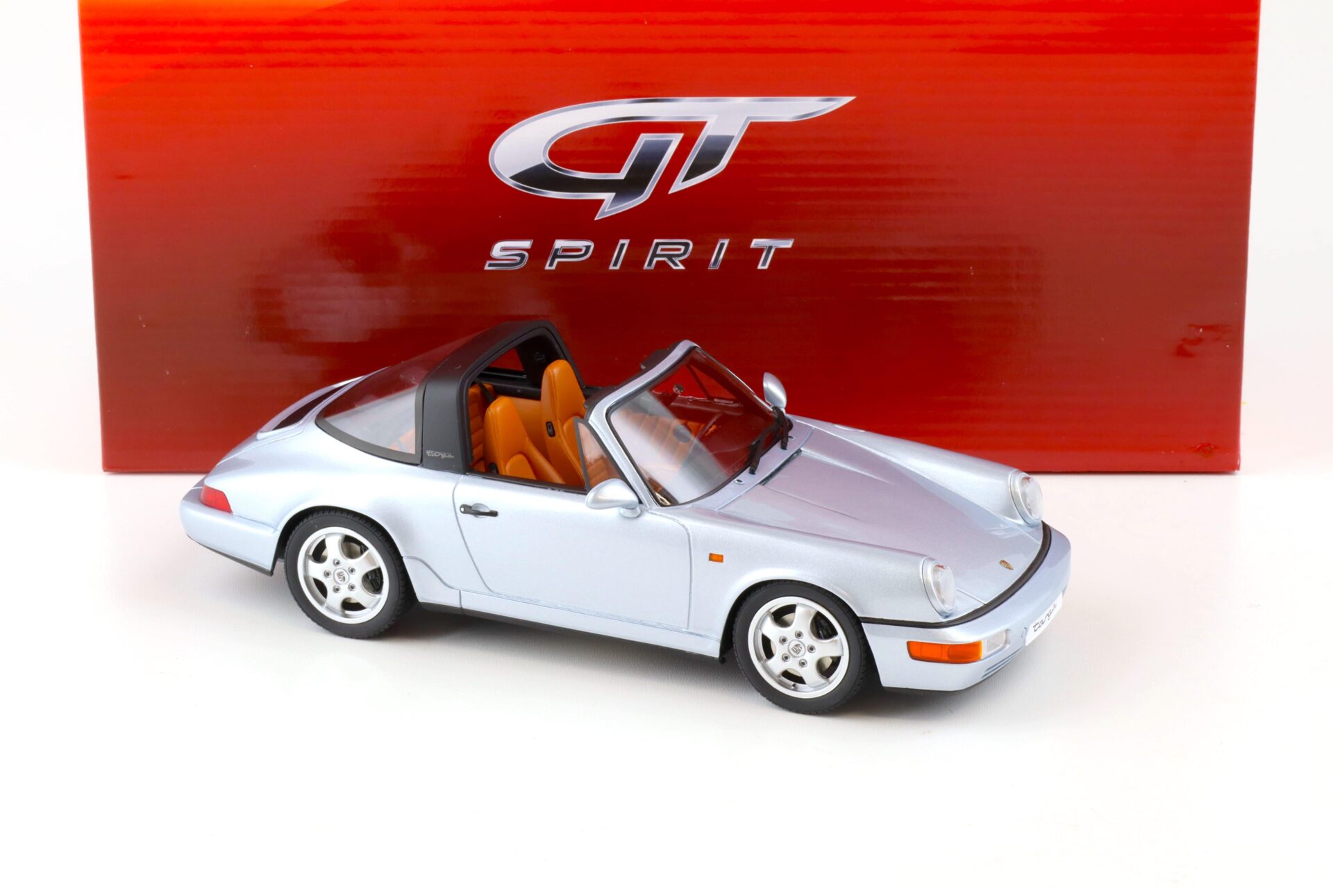 1:18 GT Spirit GT185 Porsche 911 964 Carrera 4 Targa Polar silver metallic