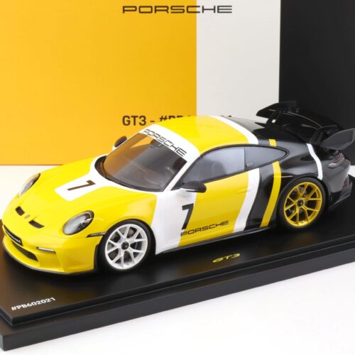 1:18 Spark Porsche 911 (992) GT3 Sonderwunsch Barilla #7 white/ yellow WAP DEALER