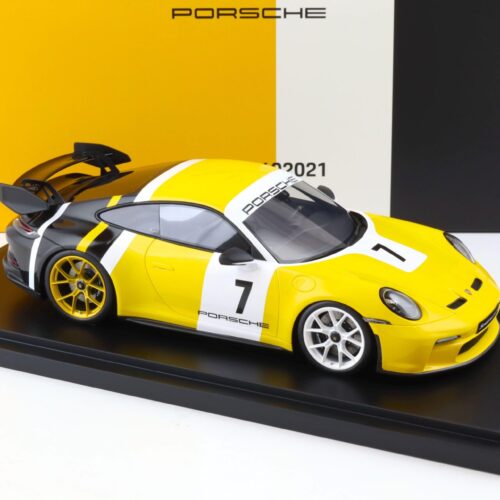1:18 Spark Porsche 911 (992) GT3 Sonderwunsch Barilla #7 white/ yellow WAP DEALER