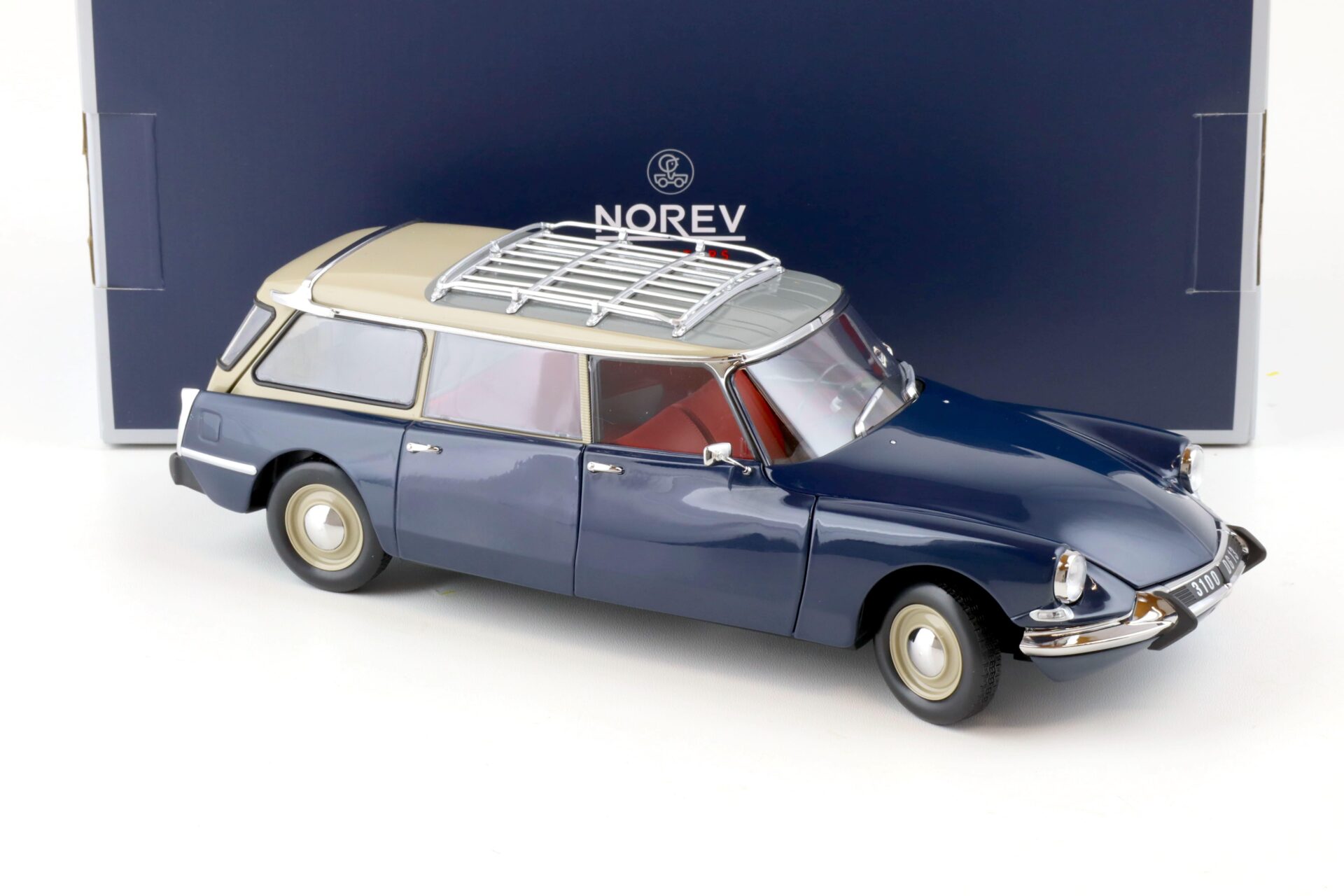 1:18 Norev Citroen ID 19 Break 1967 Orient blue