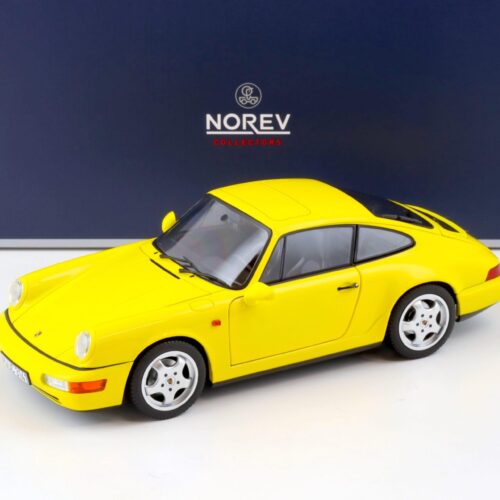1:18 Norev Porsche 911 (964) Carrera 2 Coupe 1992 yellow