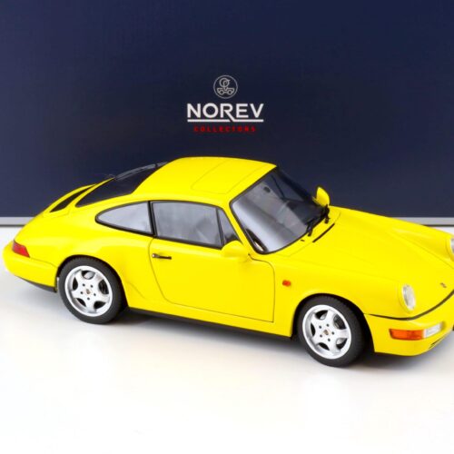 1:18 Norev Porsche 911 (964) Carrera 2 Coupe 1992 yellow