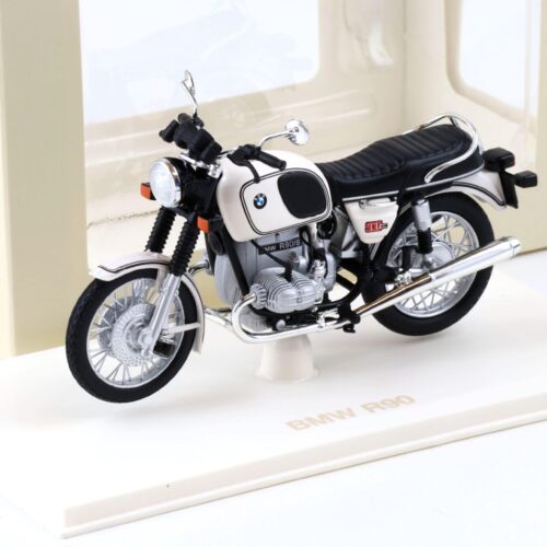 1:18 Norev BMW R90/6 Motorrad Bike 1974 white