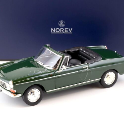 1:18 Norev Peugeot 404 Cabriolet 1967 Antique green - Limited 200 pcs.