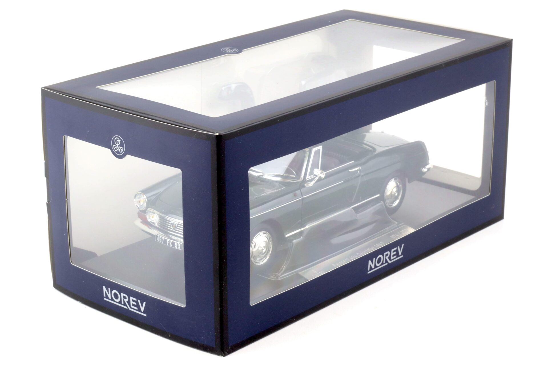 1:18 Norev Peugeot 404 Cabriolet 1967 Antique green - Limited 200 pcs.