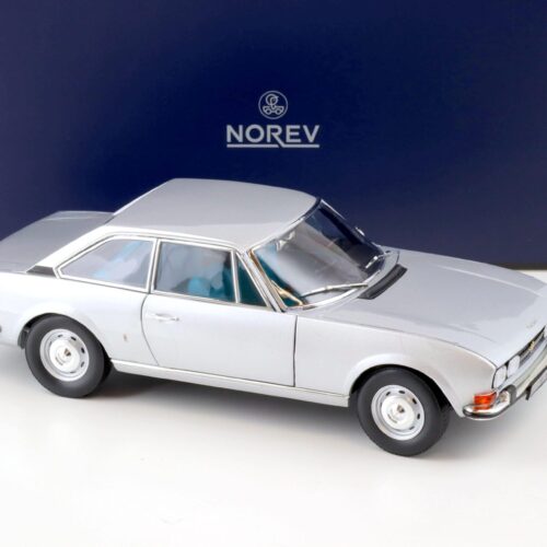 1:18 Norev Peugeot 504 Coupe 1969 silver - Limited 250 pcs.