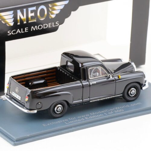 1:43 NEO Mercedes 180 Bakkie Pritsche black MCW Limited 300 pcs.