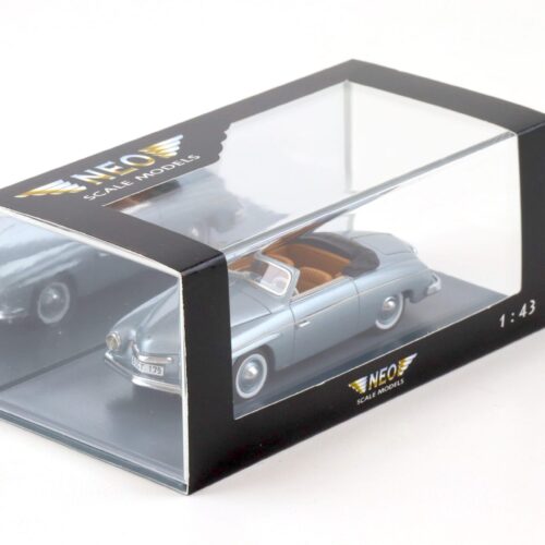 1:43 NEO Rometsch Beeskow Cabriolet silver-blue metallic