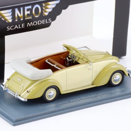 1:43 NEO Adler 2.5L Convertible green/ creme MCW Limited 300 pcs.
