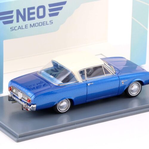 1:43 NEO Ford Taunus 17M P3 Coupe blue metallic/ white