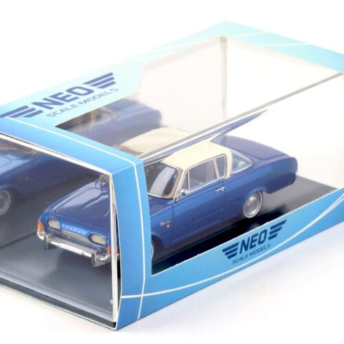 1:43 NEO Ford Taunus 17M P3 Coupe blue metallic/ white