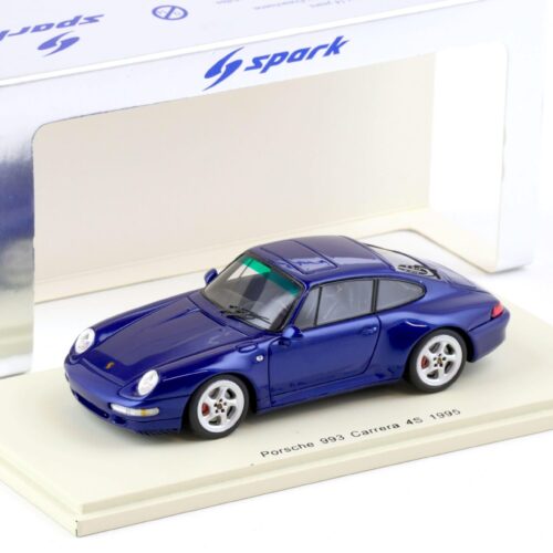 1:43 Spark Porsche 911 (993) Carrera 4S Coupe 1995 blue metallic S2092