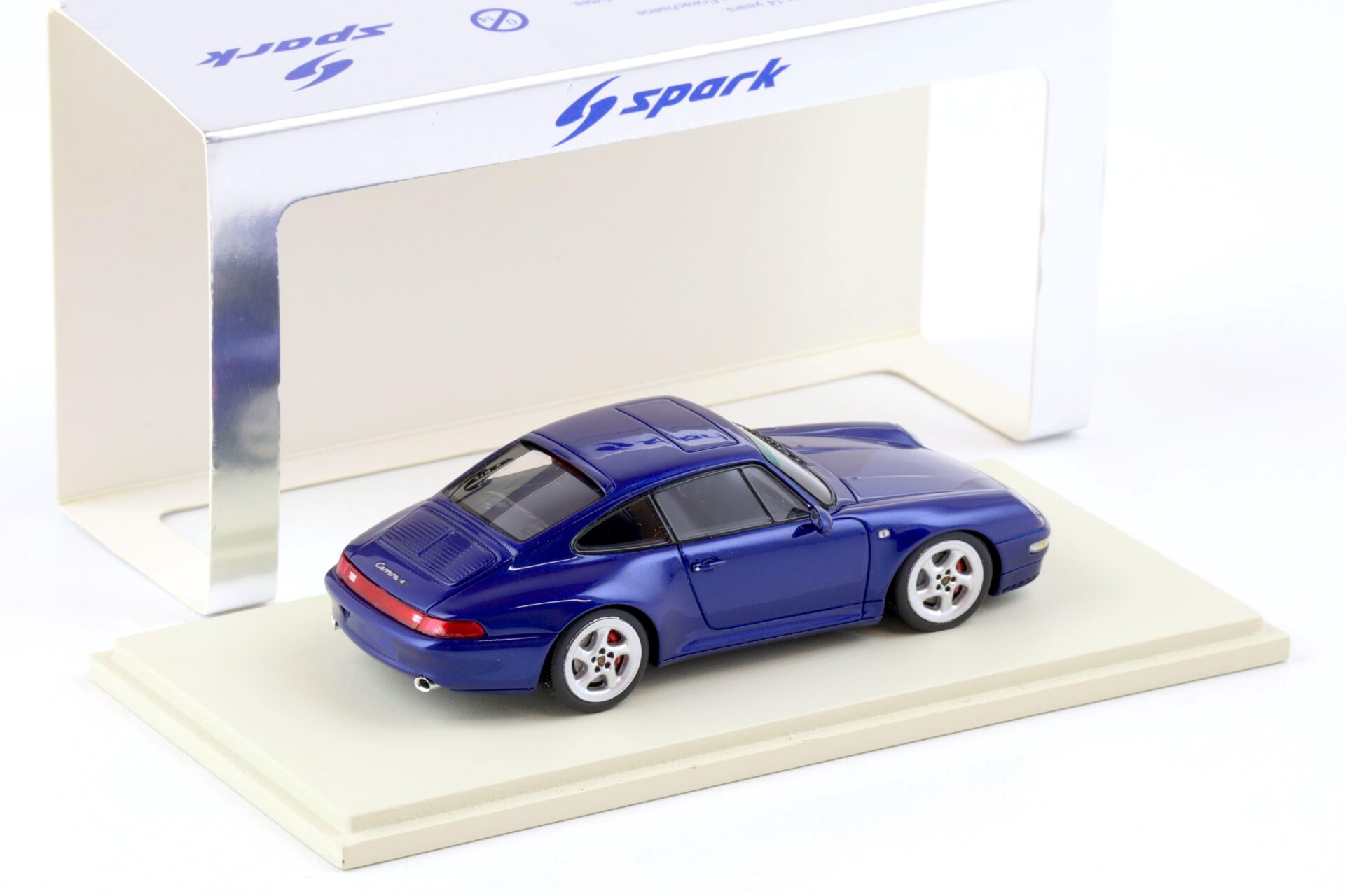 1:43 Spark Porsche 911 (993) Carrera 4S Coupe 1995 blue metallic S2092
