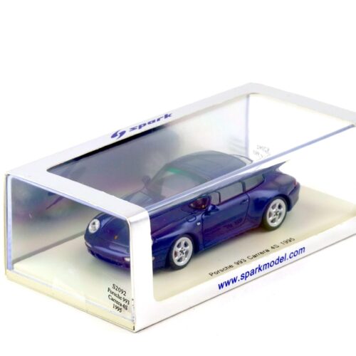1:43 Spark Porsche 911 (993) Carrera 4S Coupe 1995 blue metallic S2092