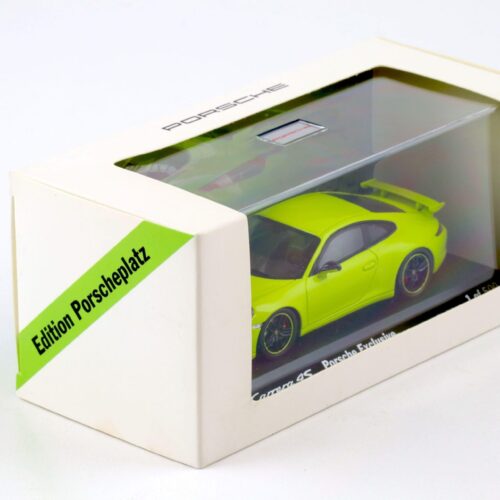 1:43 Spark Porsche 911 (991) Carrera 4S Coupe green Porsche Exclusive MAP DEALER