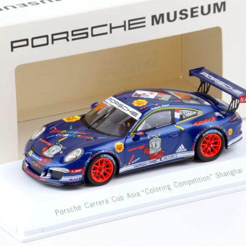 1:43 Spark Porsche 911 (991) Carrera Cup Asia Coloring Competition Shanghai 2015