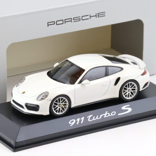 1:43 Herpa Porsche 911 (991.II) Turbo S Coupe white WAP DEALER