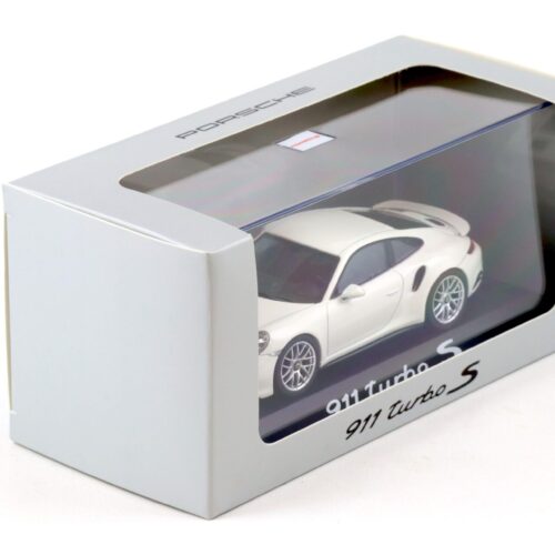 1:43 Herpa Porsche 911 (991.II) Turbo S Coupe white WAP DEALER