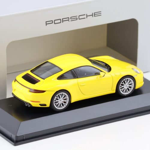 1:43 Herpa Porsche 911 (991.II) Carrera 4S Coupe yellow WAP DEALER