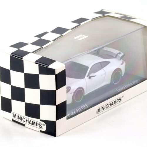 1:43 Minichamps Porsche 911 (992) GT3 Coupe 2020 white/ black wheels Ltd. 200 pcs.