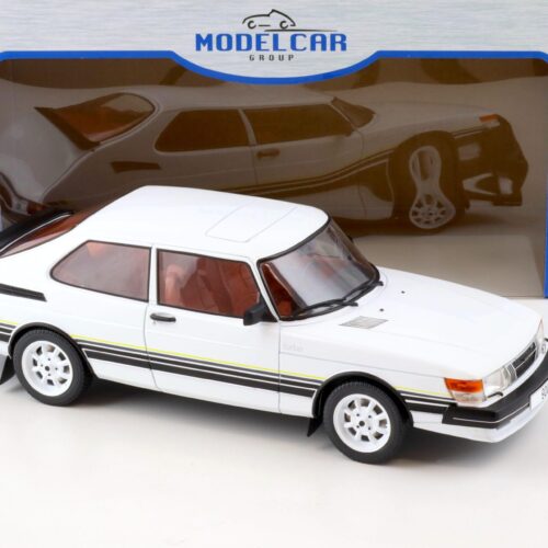 1:18 MCG Saab 900 Turbo 3-doors white/ black 1981
