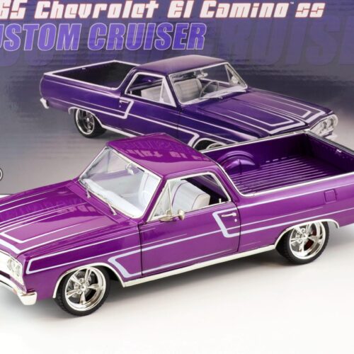 1:18 ACME 1965 Chevrolet El Camino SS Custom Cruiser purple/ white