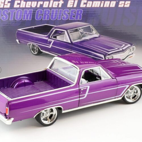 1:18 ACME 1965 Chevrolet El Camino SS Custom Cruiser purple/ white