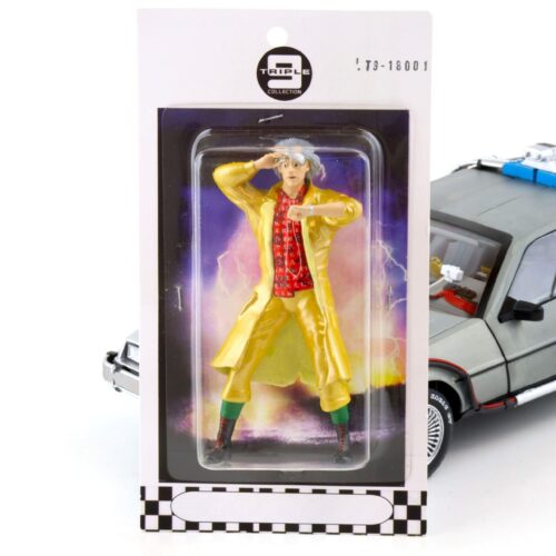 1:18 Triple9 Back to the Future Dr. Emmett Brown Figur Figure Diorama Zubehör T9-18001