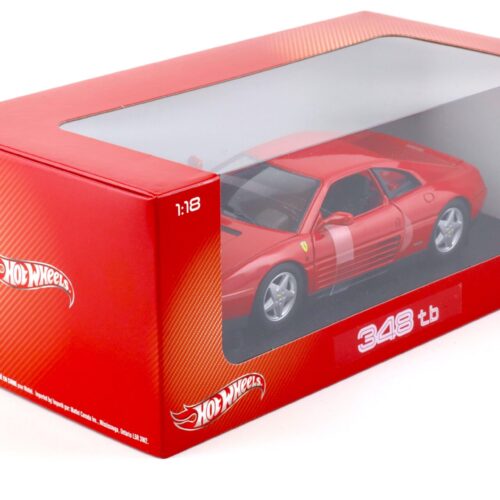 1:18 Hot Wheels Ferrari 348 TB Coupe 1989 red X5532