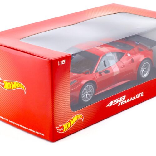 1:18 Hot Wheels Ferrari 458 Italia GT2 red BCJ77