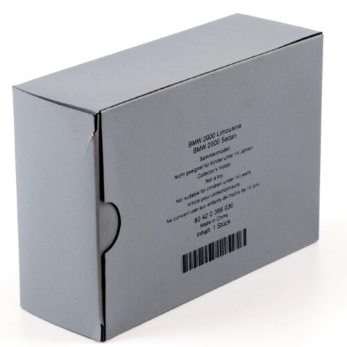 1:43 Schuco BMW 2000 Limousine Sedan dark green DEALER VERSION