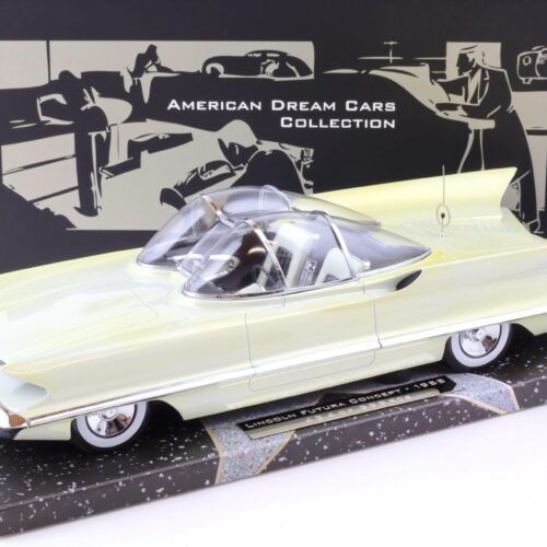 1:18 Minichamps 1955 Lincoln Futura Concept white American Dream Cars Collection