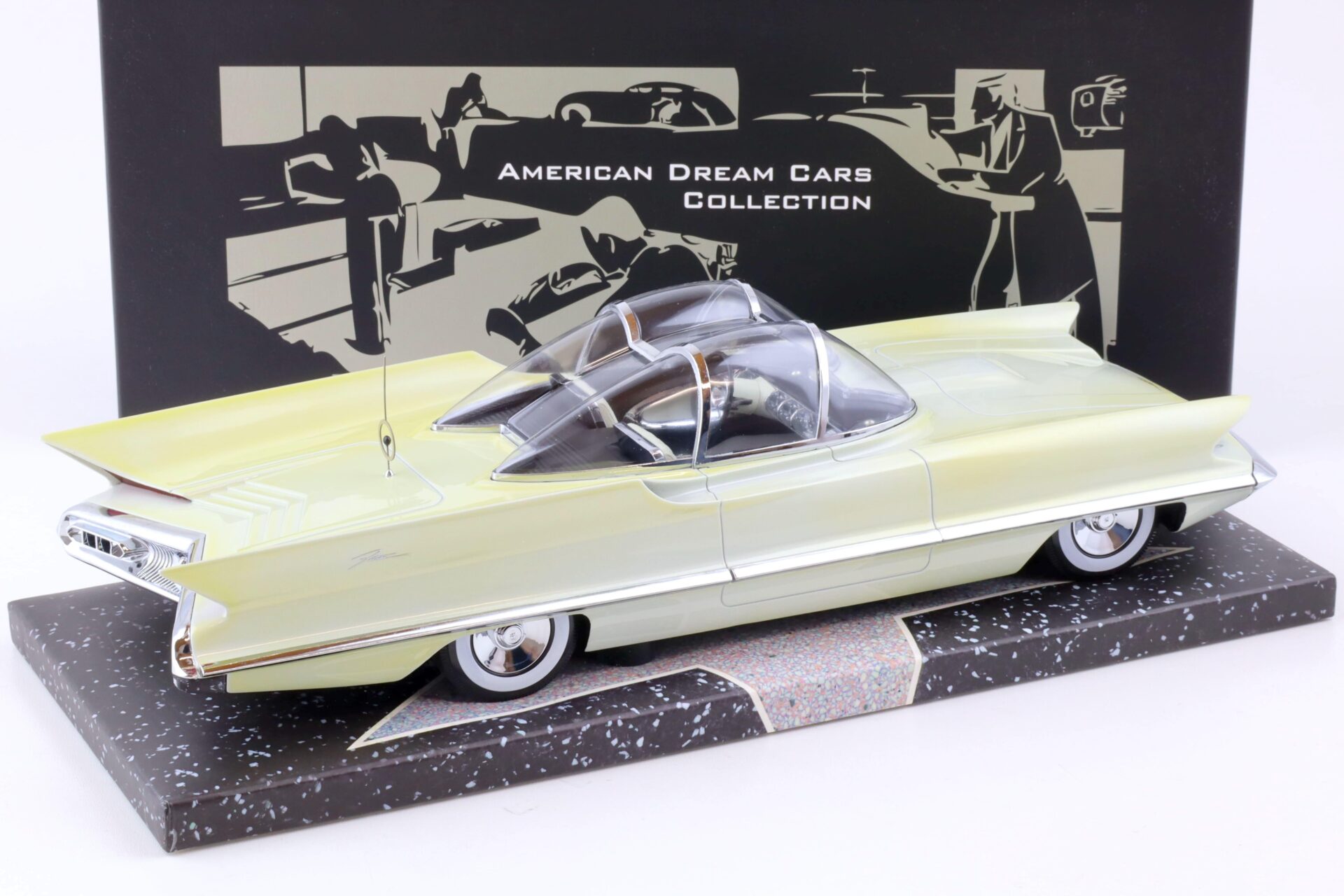 1:18 Minichamps 1955 Lincoln Futura Concept white American Dream Cars Collection