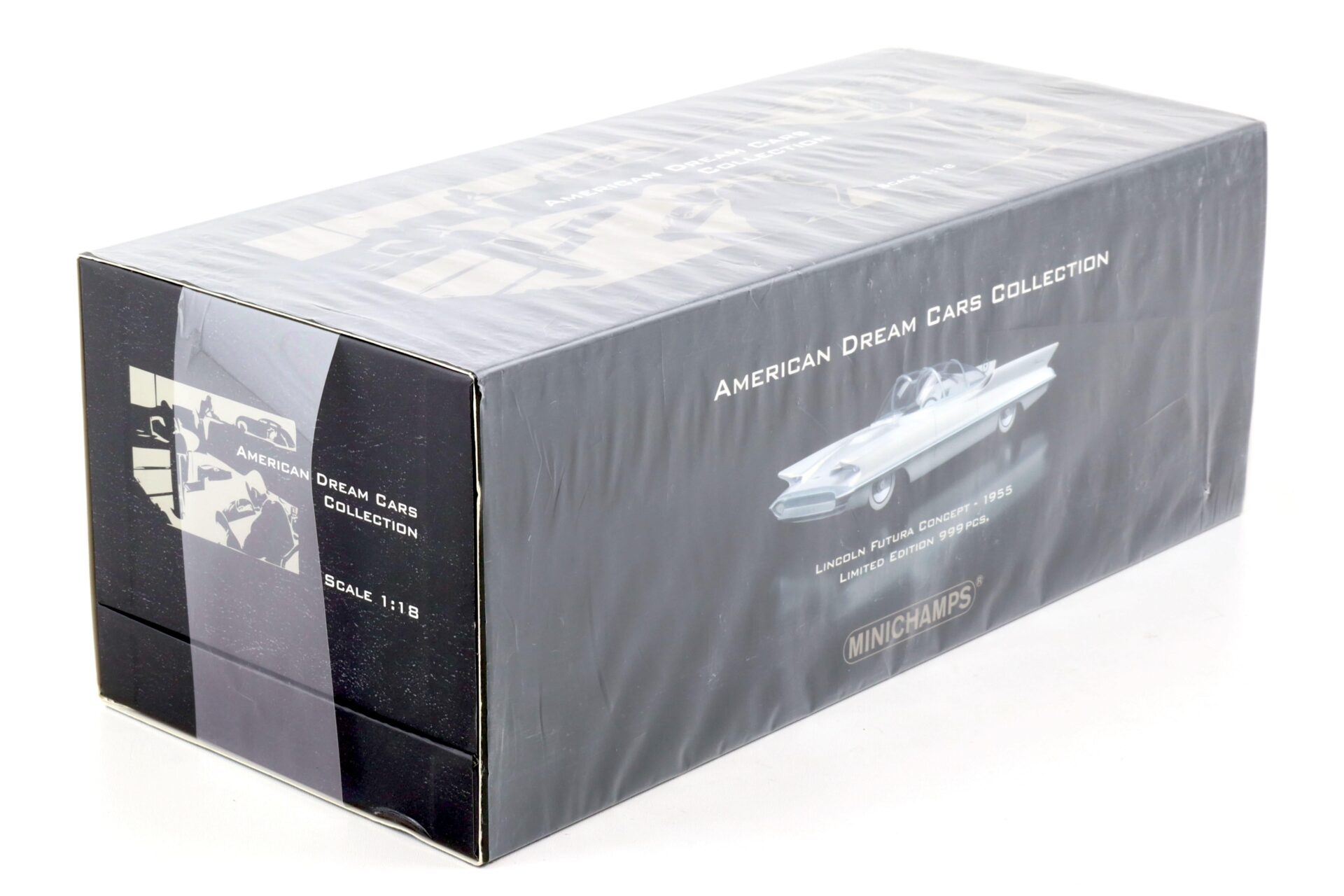 1:18 Minichamps 1955 Lincoln Futura Concept white American Dream Cars Collection
