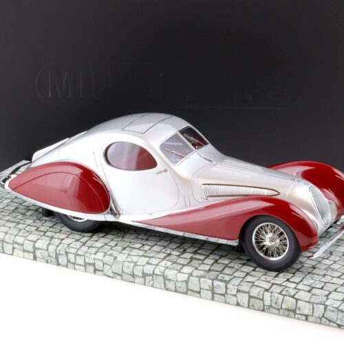 1:18 Minichamps 1937 Talbot Lago T 150 C SS Coupe silver/ red - Limited 300 pcs.
