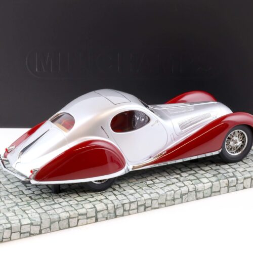 1:18 Minichamps 1937 Talbot Lago T 150 C SS Coupe silver/ red - Limited 300 pcs.