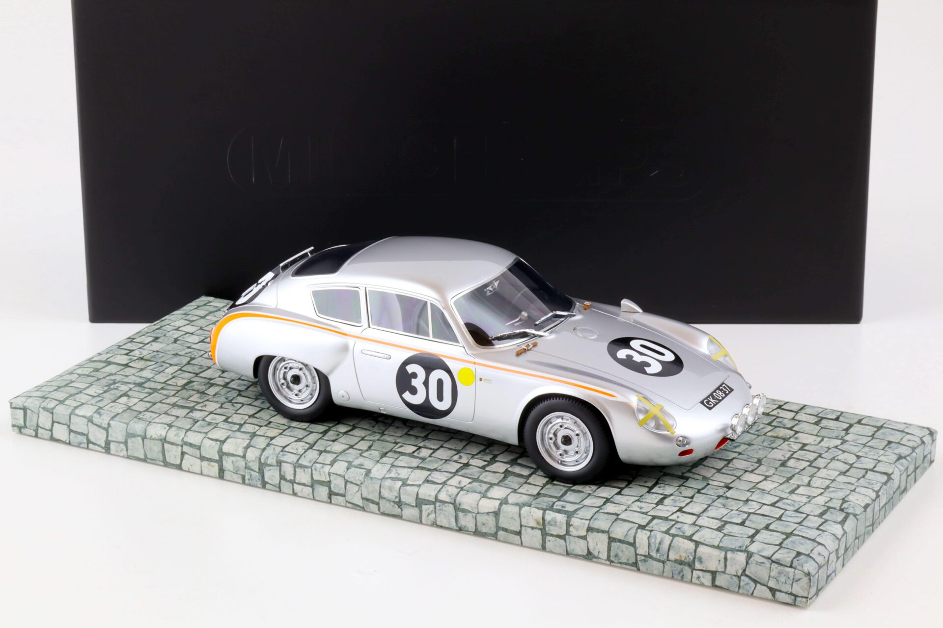 1:18 Minichamps Porsche 356 B 1600 GS Carrera GTL Abarth #30 - 24h Le Mans 1962
